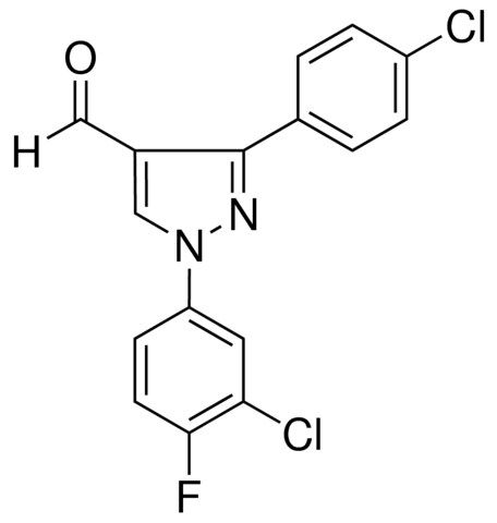 1-(3-CHLORO-4-FLUOROPHENYL)-3-(4-CHLOROPHENYL)-1H-PYRAZOLE-4-CARBALDEHYDE