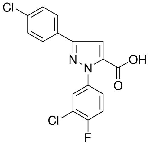 1-(3-CHLORO-4-FLUOROPHENYL)-3-(4-CHLOROPHENYL)-1H-PYRAZOLE-5-CARBOXYLIC ACID