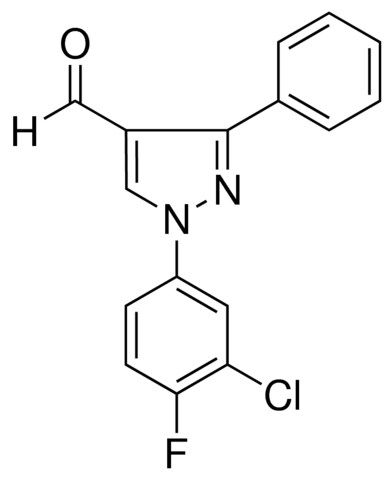 1-(3-CHLORO-4-FLUOROPHENYL)-3-PHENYL-1H-PYRAZOLE-4-CARBALDEHYDE