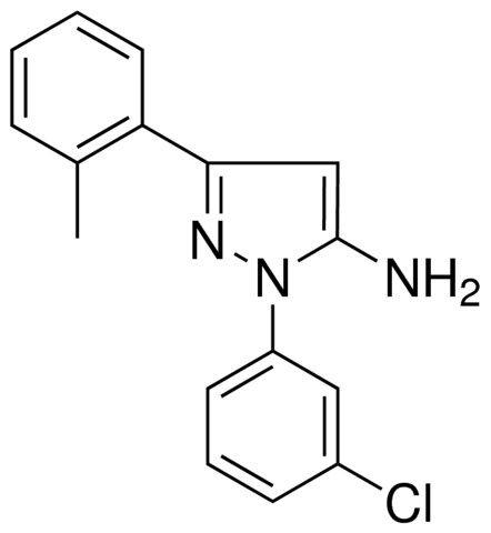 1-(3-CHLOROPHENYL)-3-(2-METHYLPHENYL)-1H-PYRAZOL-5-AMINE