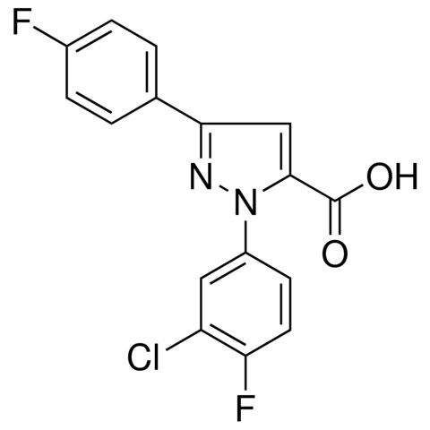 1-(3-CHLORO-4-FLUOROPHENYL)-3-(4-FLUOROPHENYL)-1H-PYRAZOLE-5-CARBOXYLIC ACID