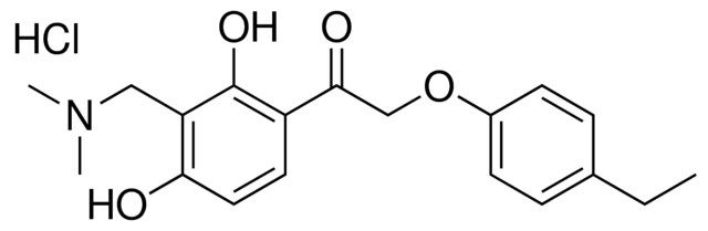 1-(3-DIMETHYLAMINOMETHYL-2,4-DIHYDROXY-PH)-2-(4-ET-PHENOXY)-ETHANONE, HCL