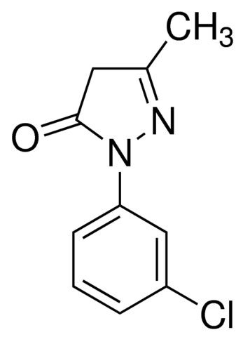 1-(3-CHLOROPHENYL)-3-METHYL-2-PYRAZOLIN-5-ONE