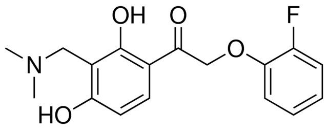 1-(3-DIMETHYLAMINOMETHYL-2,4-DIHYDROXY-PHENYL)-2-(2-FLUORO-PHENOXY)-ETHANONE