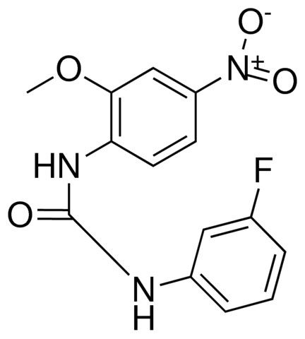 1-(3-FLUOROPHENYL)-3-(2-METHOXY-4-NITROPHENYL)UREA