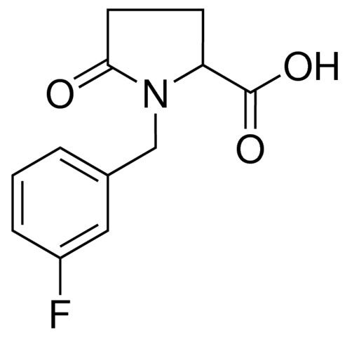 1-(3-FLUOROBENZYL)-5-OXOPROLINE