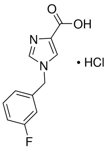 1-(3-Fluorobenzyl)-1<i>H</i>-imidazole-4-carboxylic acid hydrochloride