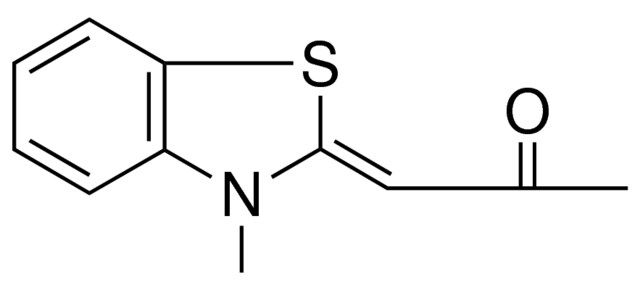 1-(3-METHYL-3H-BENZOTHIAZOL-2-YLIDENE)-PROPAN-2-ONE