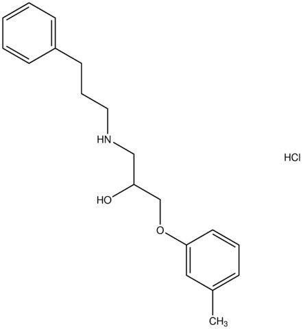 1-(3-methylphenoxy)-3-[(3-phenylpropyl)amino]-2-propanol hydrochloride