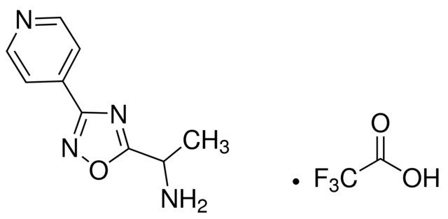 1-(3-Pyridin-4-yl-1,2,4-oxadiazol-5-yl)ethanamine trifluoroacetate salt