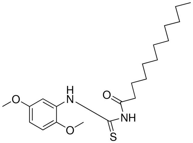 1-(2,5-DIMETHOXYPHENYL)-3-DODECANOYL-2-THIOUREA