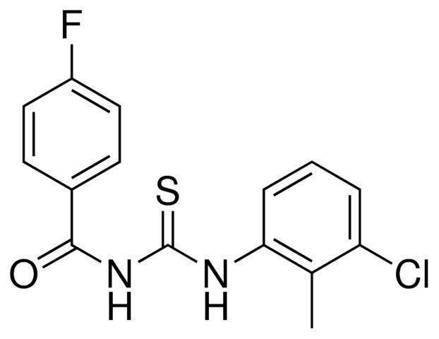 1-(3-CHLORO-2-METHYL-PHENYL)-3-(4-FLUORO-BENZOYL)-THIOUREA