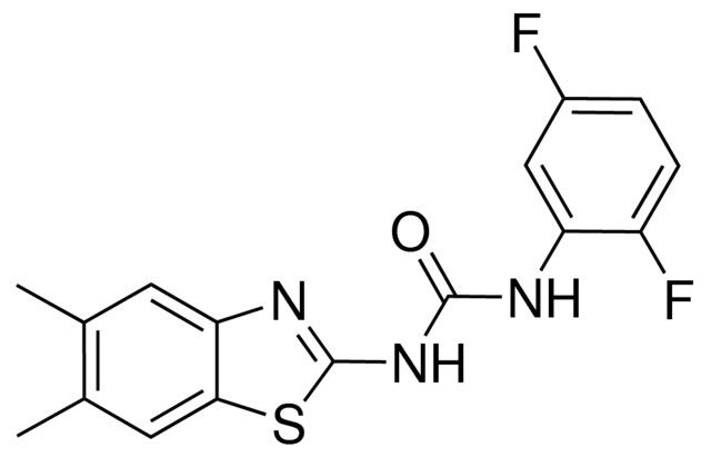 1-(2,5-DIFLUOROPHENYL)-3-(5,6-DIMETHYL-2-BENZOTHIAZOLYL)UREA