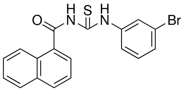 1-(3-BROMO-PHENYL)-3-(NAPHTHALENE-1-CARBONYL)-THIOUREA