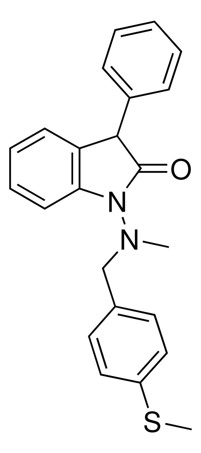 1-{Methyl[4-(methylsulfanyl)benzyl]amino}-3-phenyl-1,3-dihydro-2H-indol-2-one