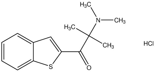 1-(1-benzothien-2-yl)-2-(dimethylamino)-2-methyl-1-propanone hydrochloride