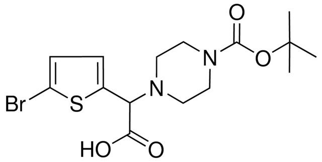 (5-BROMO-2-THIENYL)(4-(TERT-BUTOXYCARBONYL)-1-PIPERAZINYL)ACETIC ACID