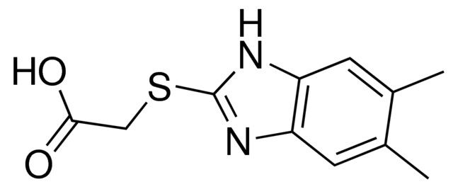 [(5,6-dimethyl-1H-benzimidazol-2-yl)sulfanyl]acetic acid