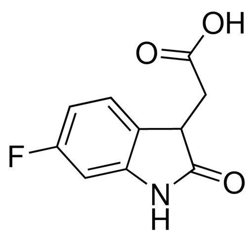 (6-Fluoro-2-oxo-2,3-dihydro-1H-indol-3-yl)acetic acid