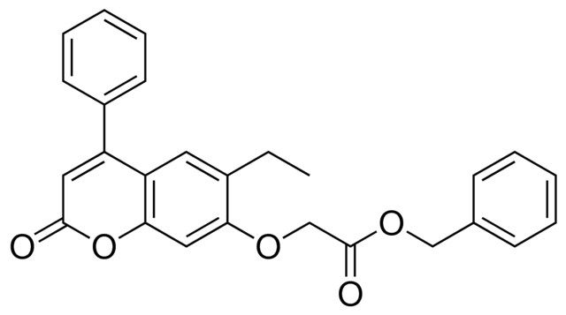 (6-ETHYL-2-OXO-4-PHENYL-2H-CHROMEN-7-YLOXY)-ACETIC ACID BENZYL ESTER