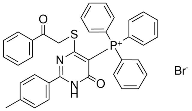 (6-OXO-4-(2-OXO-2-PH-ET-SULFANYL)-2-P-TOLYL-PYRIMIDIN-YL)-TRI-PH-PHOSPHONIUM, BR