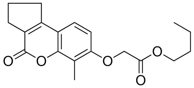 (6-ME-4-OXO-1,2,3,4-4H-CYCLOPENTA(C)CHROMEN-7-YLOXY)-ACETIC ACID BUTYL ESTER