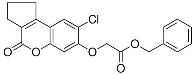 (8-CL-4-OXO-1,2,3,4-4H-CYCLOPENTA(C)CHROMEN-7-YLOXY)-ACETIC ACID BENZYL ESTER