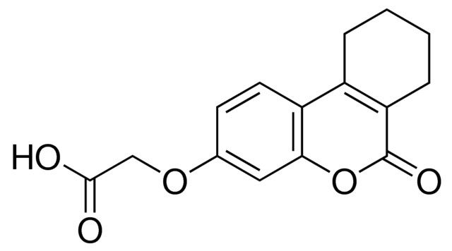 (6-OXO-7,8,9,10-TETRAHYDRO-6H-BENZO(C)CHROMEN-3-YLOXY)-ACETIC ACID