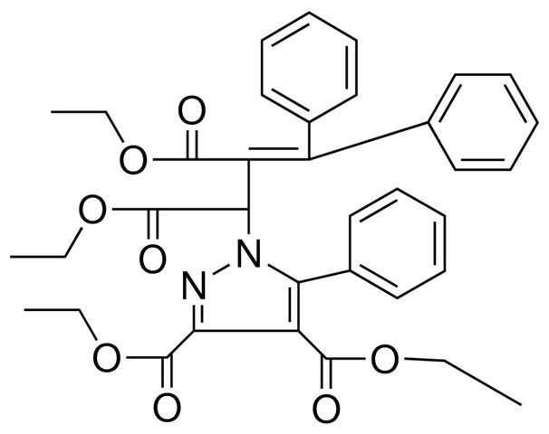 (BIS-ETHOXYCARBONYL-DIPHENYL-ALLYL)-PH-PYRAZOLE-DICARBOXYLIC ACID DIETHYL ESTER