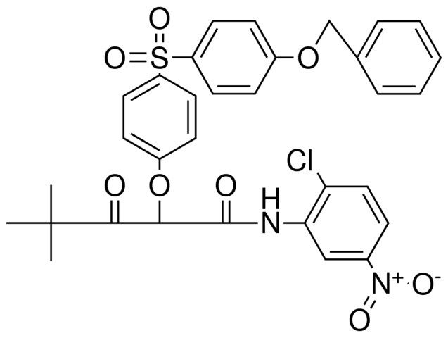 (BENZYLOXYPHENYLSULFONYLPHENYL)-CHLORO-4,4'-DIMETHYL-5'-NITRO-3-OXOPENTANILIDE