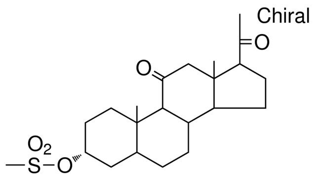 (3alpha)-11,20-dioxopregnan-3-yl methanesulfonate