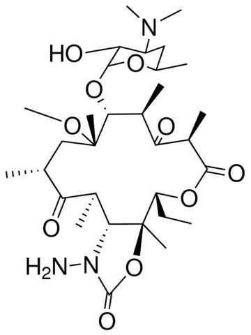 (3AS,4R,7R,9R,10R,11S,13R,15R,15AR)-1-AMINO-4-ETHYL-11-METHOXY-3A,7,9,11,13,15-HEXAMETHYL-2,6,8,14-TETRAOXOTETRADECAHYDRO-2H-OXACYCLOTETRADECINO[4,3-D][1,3]OXAZOL-10-YL 3,4,6-TRIDEOXY-3-(DIMETHYLAMINO)HEXOPYRANOSIDE