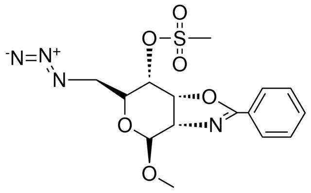 (3AS,4S,6S,7S,7AR)-6-(AZIDOMETHYL)-4-METHOXY-2-PHENYL-3A,6,7,7A-TETRAHYDRO-4H-PYRANO[3,4-D][1,3]OXAZOL-7-YL METHANESULFONATE