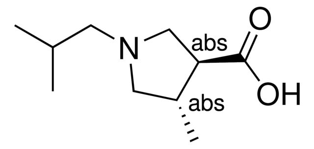 (3S,4S)-1-Isobutyl-4-methyl-3-pyrrolidinecarboxylic acid