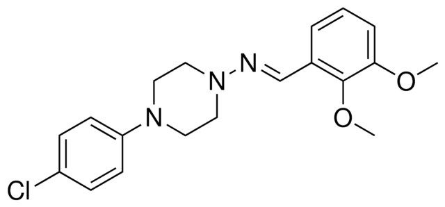 (4-(4-CHLORO-PHENYL)-PIPERAZIN-1-YL)-(2,3-DIMETHOXY-BENZYLIDENE)-AMINE