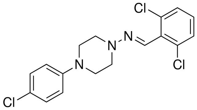 (4-(4-CHLORO-PHENYL)-PIPERAZIN-1-YL)-(2,6-DICHLORO-BENZYLIDENE)-AMINE