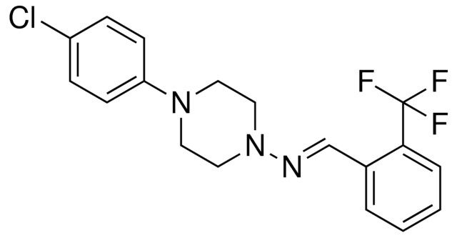 (4-(4-CHLORO-PHENYL)-PIPERAZIN-1-YL)-(2-TRIFLUOROMETHYL-BENZYLIDENE)-AMINE