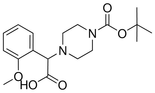 (4-(TERT-BUTOXYCARBONYL)-1-PIPERAZINYL)(2-METHOXYPHENYL)ACETIC ACID