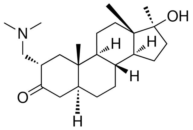 (2alpha,5alpha,17beta)-2-[(dimethylamino)methyl]-17-hydroxy-17-methylandrostan-3-one