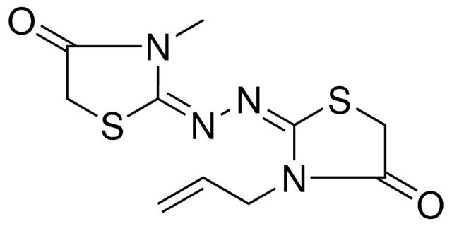 (2E)-3-METHYL-1,3-THIAZOLIDINE-2,4-DIONE 2-{[(2E)-3-ALLYL-4-OXO-1,3-THIAZOLIDIN-2-YLIDENE]HYDRAZONE}