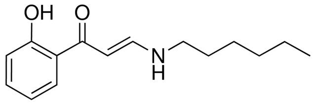 (2E)-3-(hexylamino)-1-(2-hydroxyphenyl)-2-propen-1-one