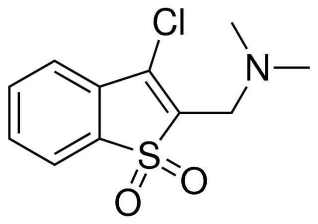 (3-chloro-1,1-dioxido-1-benzothien-2-yl)-N,N-dimethylmethanamine