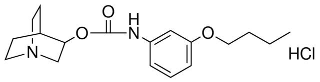 (3-BUTOXY-PH)-CARBAMIC ACID 1-AZA-BICYCLO(2.2.2)OCT-3-YL ESTER, HYDROCHLORIDE