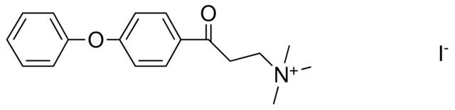 (3-OXO-3-(4-PHENOXYPHENYL)PROPYL)TRIMETHYLAMMONIUM IODIDE