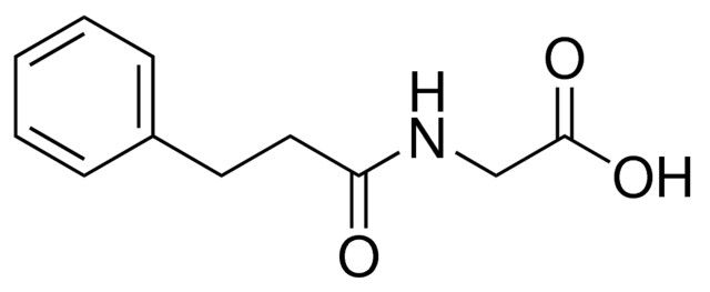 [(3-phenylpropanoyl)amino]acetic acid