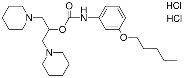 (3-PENTYLOXY-PH)-CARBAMIC ACID 2-PIPERIDIN-1-YL-1-PIPERIDIN-1-YL-ME-ET ESTER,HCL