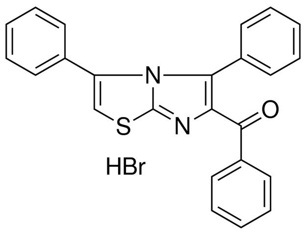 (3,5-DIPHENYL-IMIDAZO(2,1-B)THIAZOL-6-YL)-PHENYL-METHANONE, HYDROBROMIDE