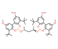 (+)-6,6'-{[(1R,3R)-1,3-Dimethyl-1,3-propanediyl]bis(oxy)}bis[4,8-bis(t-butyl)-2,10-dimethoxy-bibenzo[d,f][1,3,2]dioxaphosphepin]