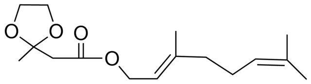 (2-METHYL-(1,3)DIOXOLAN-2-YL)-ACETIC ACID 3,7-DIMETHYL-OCTA-2,6-DIENYL ESTER