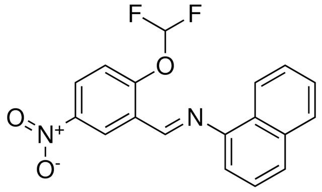 (2-DIFLUOROMETHOXY-5-NITRO-BENZYLIDENE)-NAPHTHALEN-1-YL-AMINE